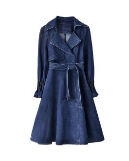 Denim Long Coat